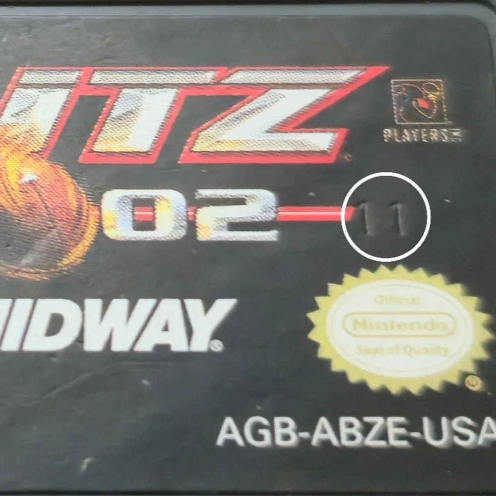 NFL Blitz 2002 - Game Boy Advance GBA - Authentic 11 Stamp - Tested